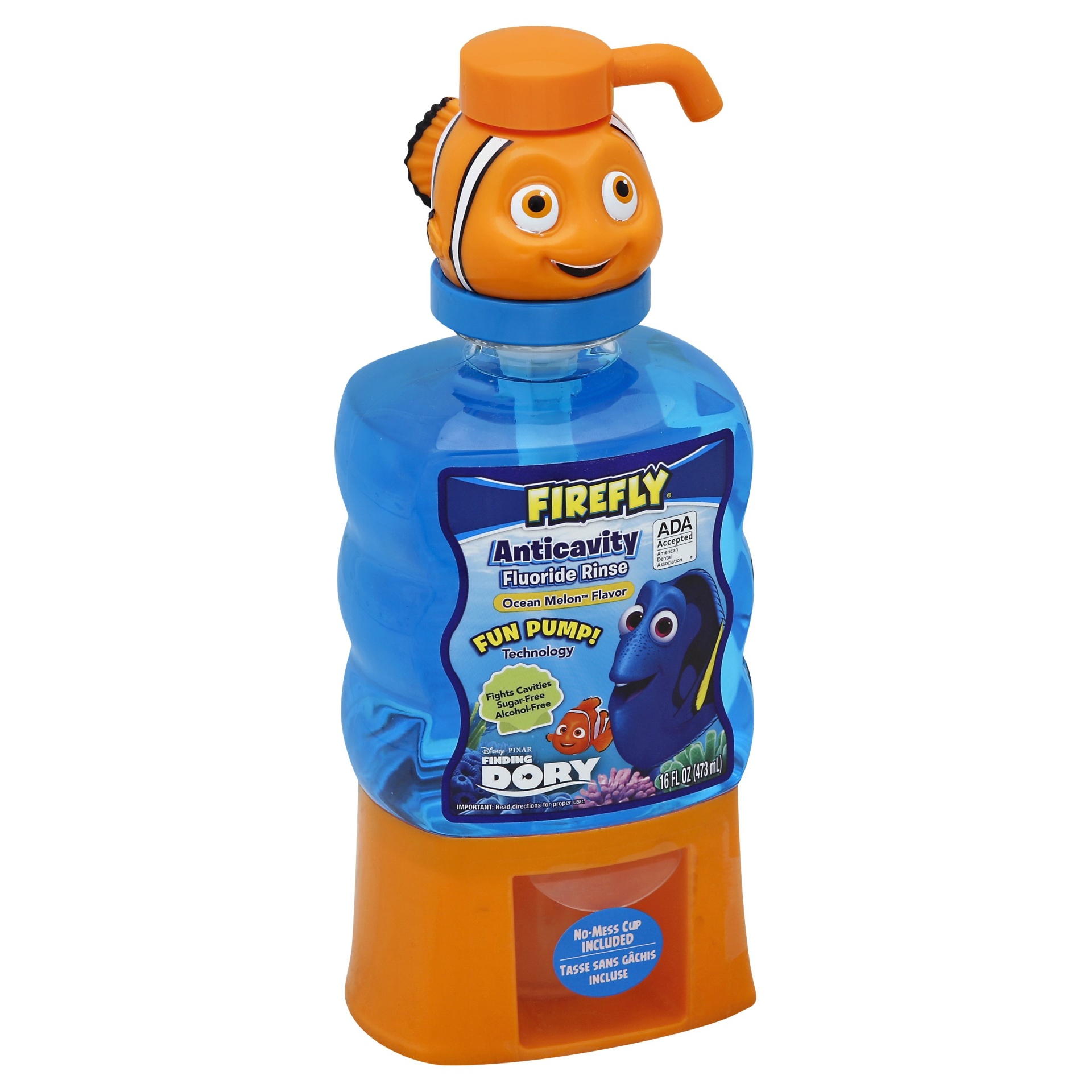 slide 1 of 6, Firefly Finding Dory Anticavity Fluoride Rinse, 16 oz