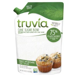 Truvia Cane Sugar Blend, Mix of Stevia Sweetener and Cane Sugar (24 oz Bag)