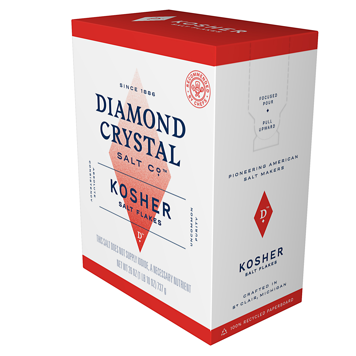 slide 3 of 4, Diamond Crystal Kosher Salt, 26 oz