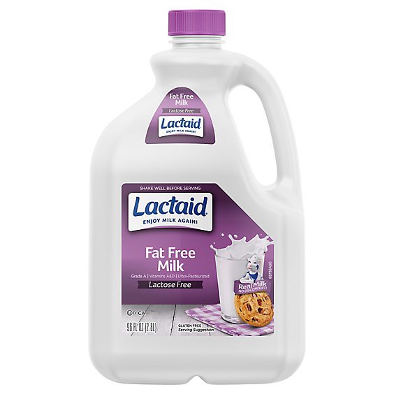 slide 1 of 1, Lactaid California Fat Free Milk - 96 Oz, 96 fl oz