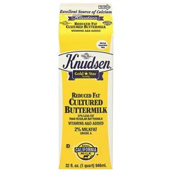 Knudsen Cultured 2% Reduced Fat Buttermilk - 1 Quart