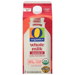 O Organics Whole Milk - Half Gallon