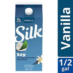 Silk Vanilla Soy Milk - 64 Fl. Oz.