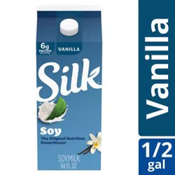 Silk Vanilla Soy Milk - 64 Fl. Oz.