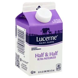 Lucerne Half And Half - 16 Fl. Oz.