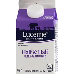 Lucerne Half And Half - 16 Fl. Oz.