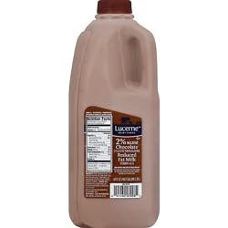 Lucerne Milk Reduced Fat 2% Milkfat Chocolate Half Gallon - 64 Fl. Oz.
