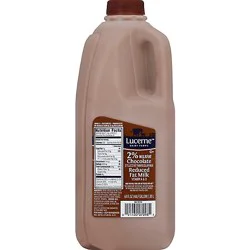 Lucerne Milk Reduced Fat 2% Milkfat Chocolate Half Gallon - 64 Fl. Oz.
