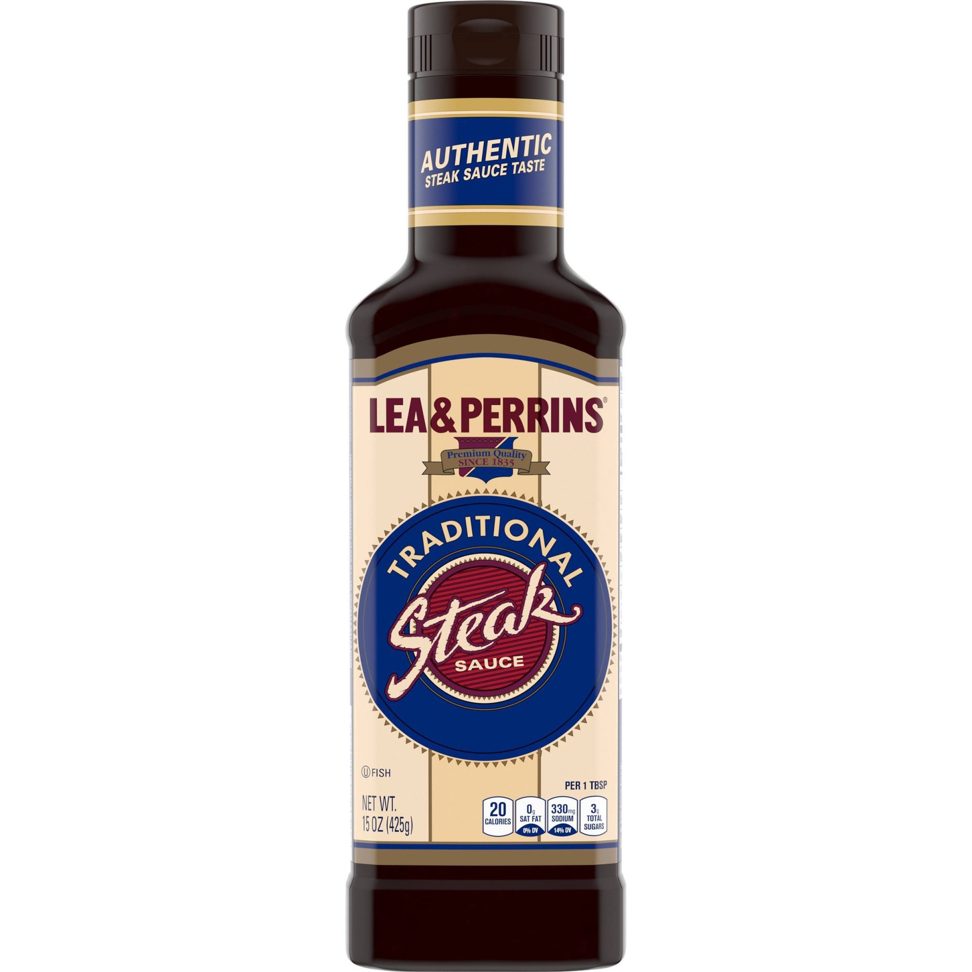 slide 1 of 5, Lea & Perrins Lea & Parrins Traditional Steak Sauce, 15 oz