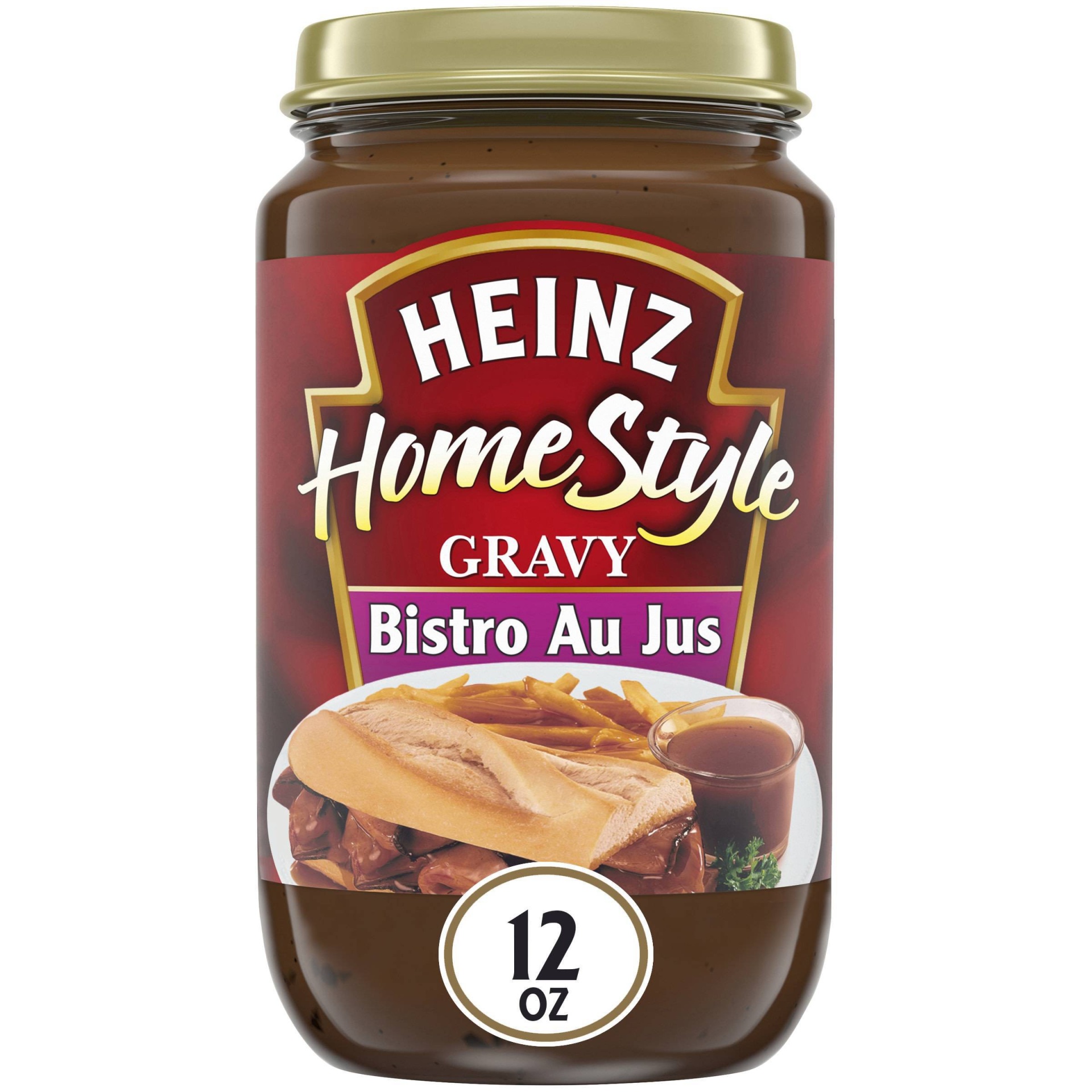 slide 1 of 7, Heinz Bistro Au Jus HomeStyle Gravy 12oz, 12 oz