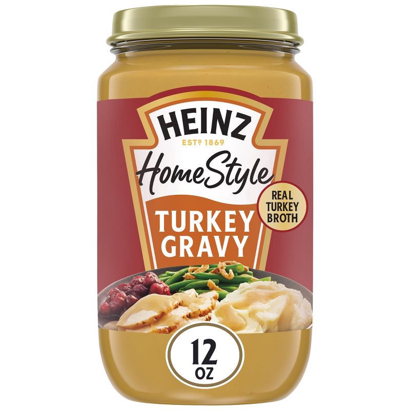 slide 1 of 9, Heinz Home Style Roasted Turkey Gravy - 12oz, 12 oz