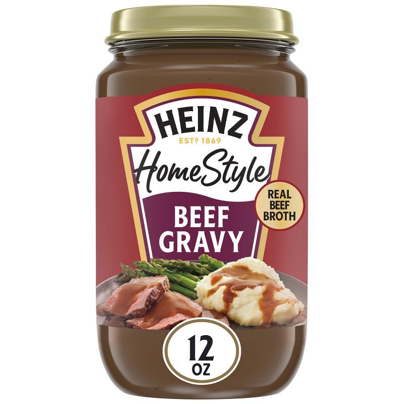 slide 1 of 9, Heinz Home Style Savory Beef Gravy - 12oz, 12 oz