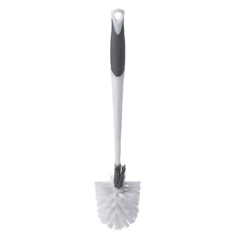 slide 2 of 6, Clorox Corner Toilet Brush & Holder, 1 ct