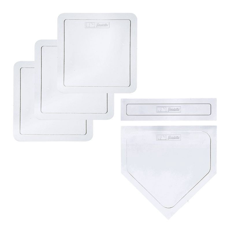 slide 1 of 3, Franklin Sports Throw Down Baseball Bases - 5pc, 5 ct