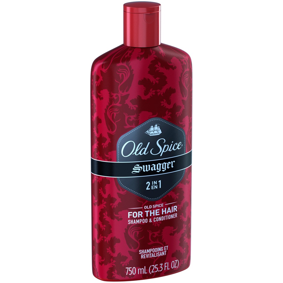 slide 2 of 3, Old Spice Swagger 2 in 1 Shampoo And Conditioner, 25.3 oz