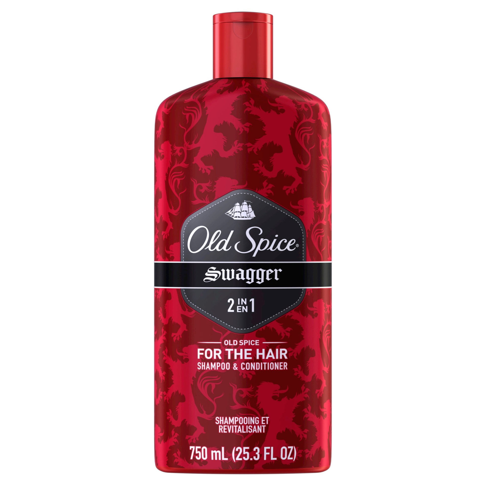 slide 1 of 1, Old Spice Swagger 2-in-1 Shampoo And Conditioner, 25.3 fl oz