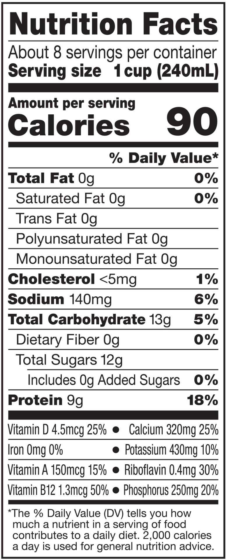 slide 7 of 8, Horizon Organic Nonfat Milk, High Vitamin D, Half Gallon, 