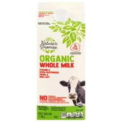 Nature's Promise Organic Vitamin D Whole Milk
