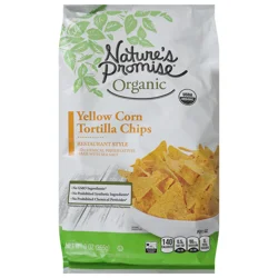 Nature's Promise Organic Restaurant Style Yellow Corn Tortilla Chips