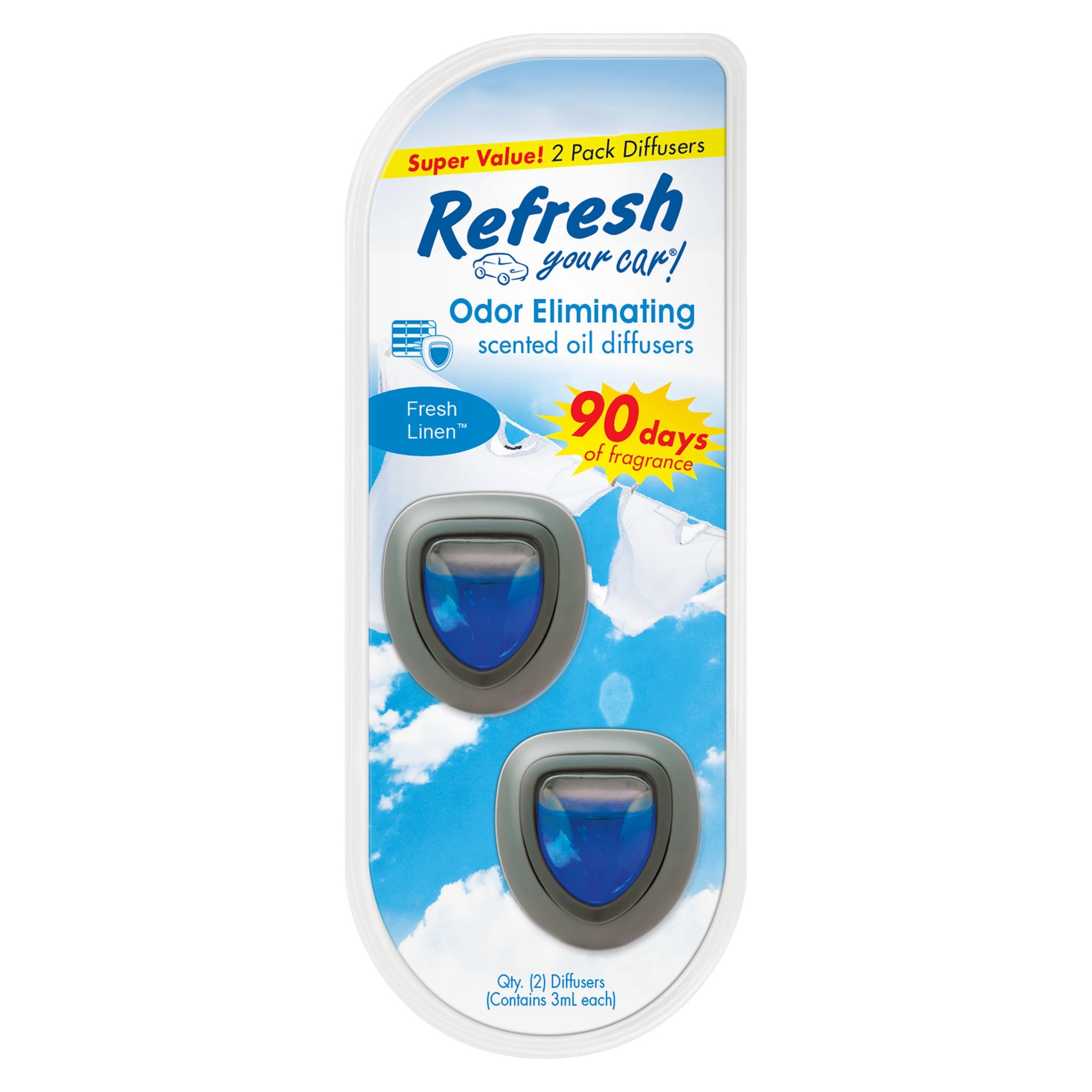 slide 1 of 1, Air Fresheners Refresh Your Car!, 2 ct