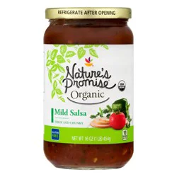 Nature's Promise Organic Gluten Free Mild Thick & Chunky Salsa