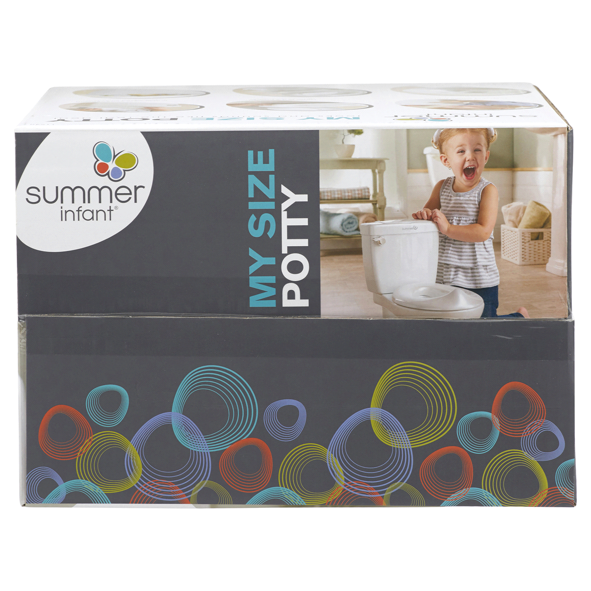 slide 6 of 16, Summer My Size Potty - White, 1 ct