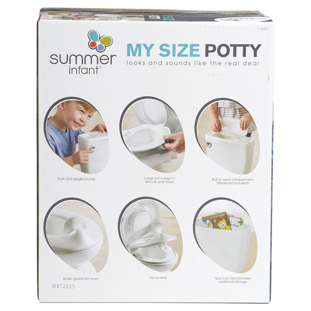 slide 7 of 16, Summer My Size Potty - White, 1 ct