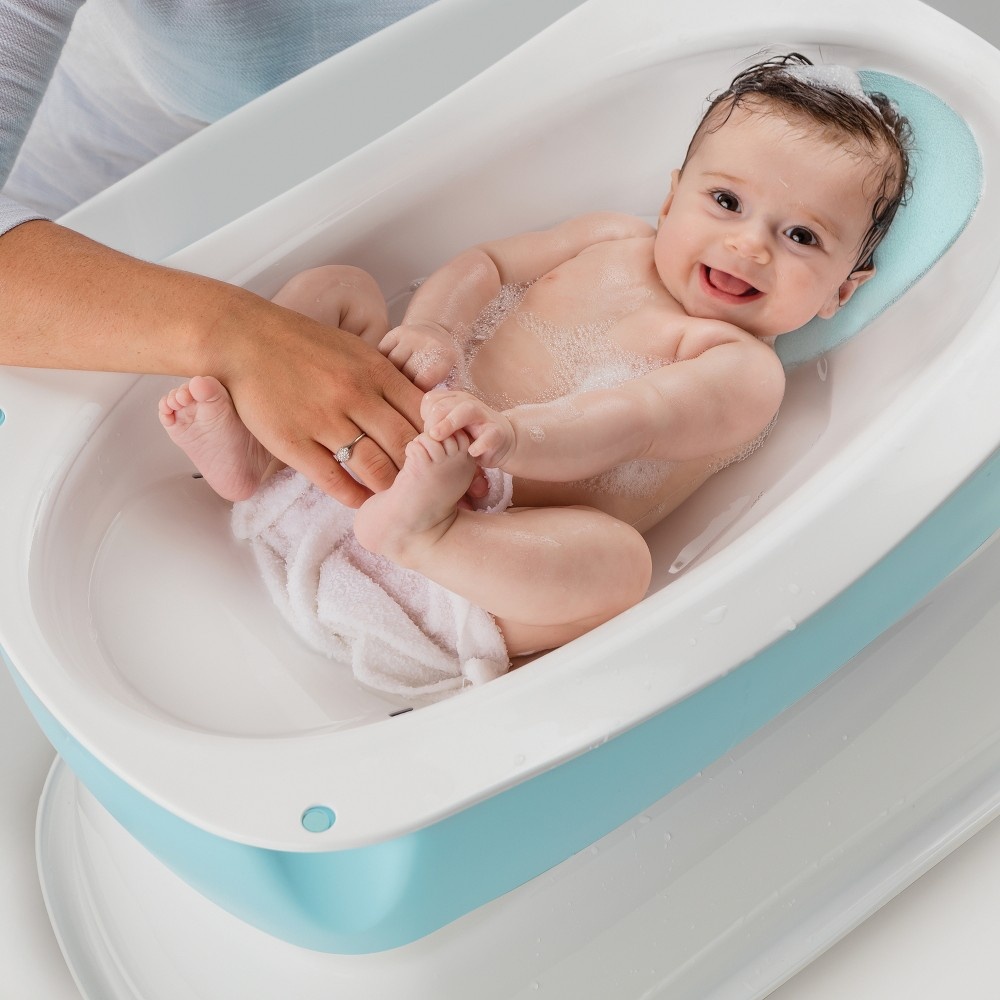 slide 5 of 11, Summer Infant Right Height Bath Tub, 1 ct