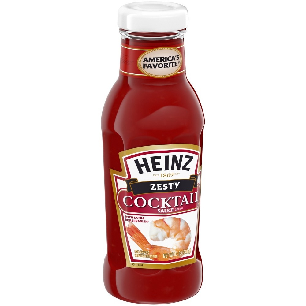 slide 2 of 3, Heinz Zesty Cocktail Sauce, 12 oz