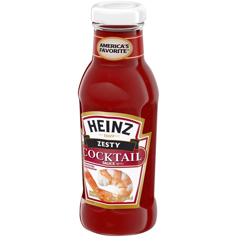 slide 3 of 3, Heinz Zesty Cocktail Sauce, 12 oz