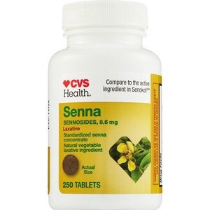 slide 1 of 1, CVS Health Senna Laxative Tablets, 250 Ct, 1 ct