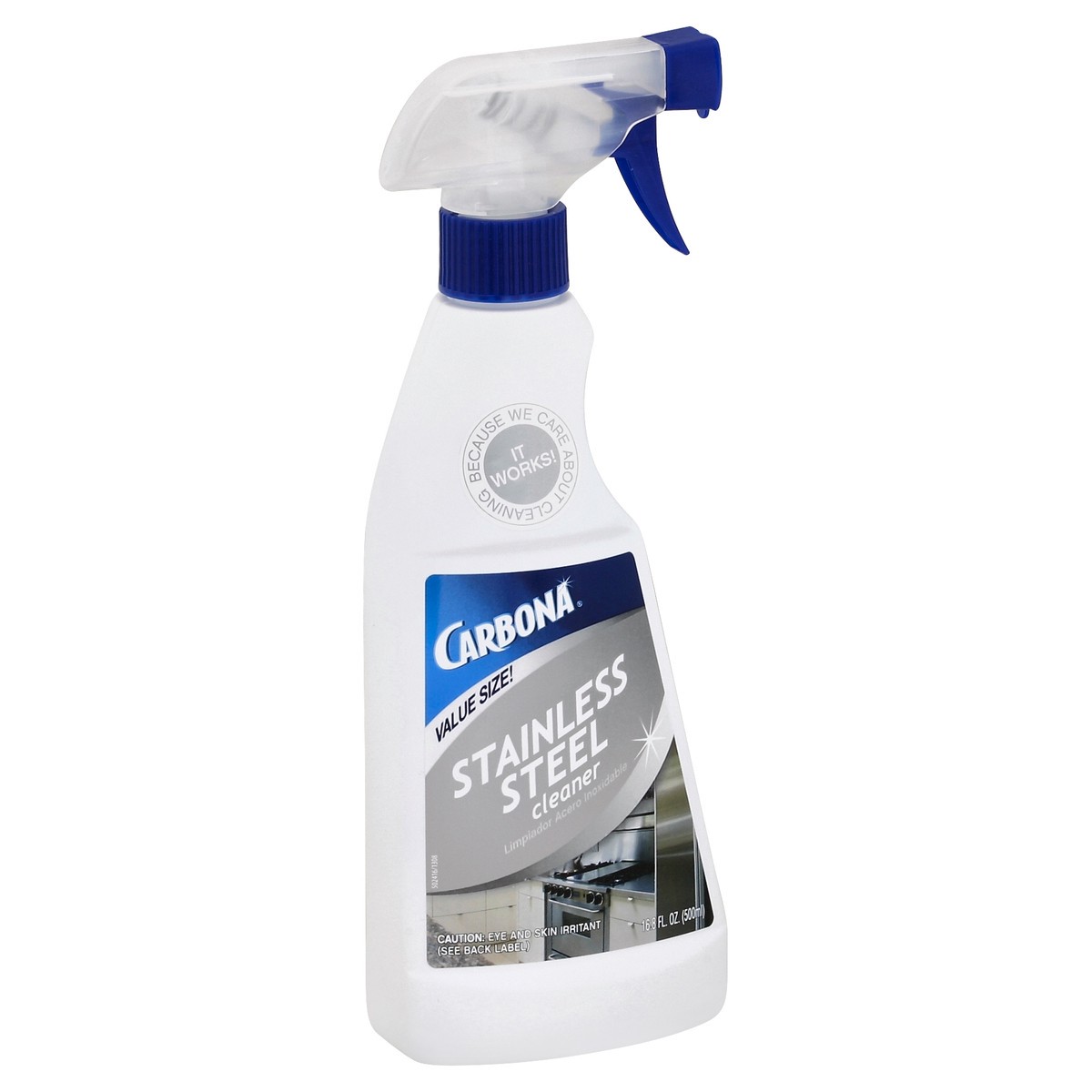 slide 2 of 3, Carbona Stainless Steel Cleaner & Polish 16.8 fl oz, 16.8 fl oz