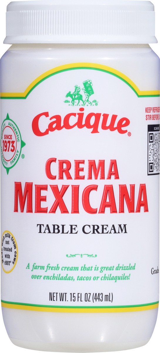 slide 6 of 13, Cacique Mexicana Crema Table Cream - 15 Fl. Oz., 15 fl oz