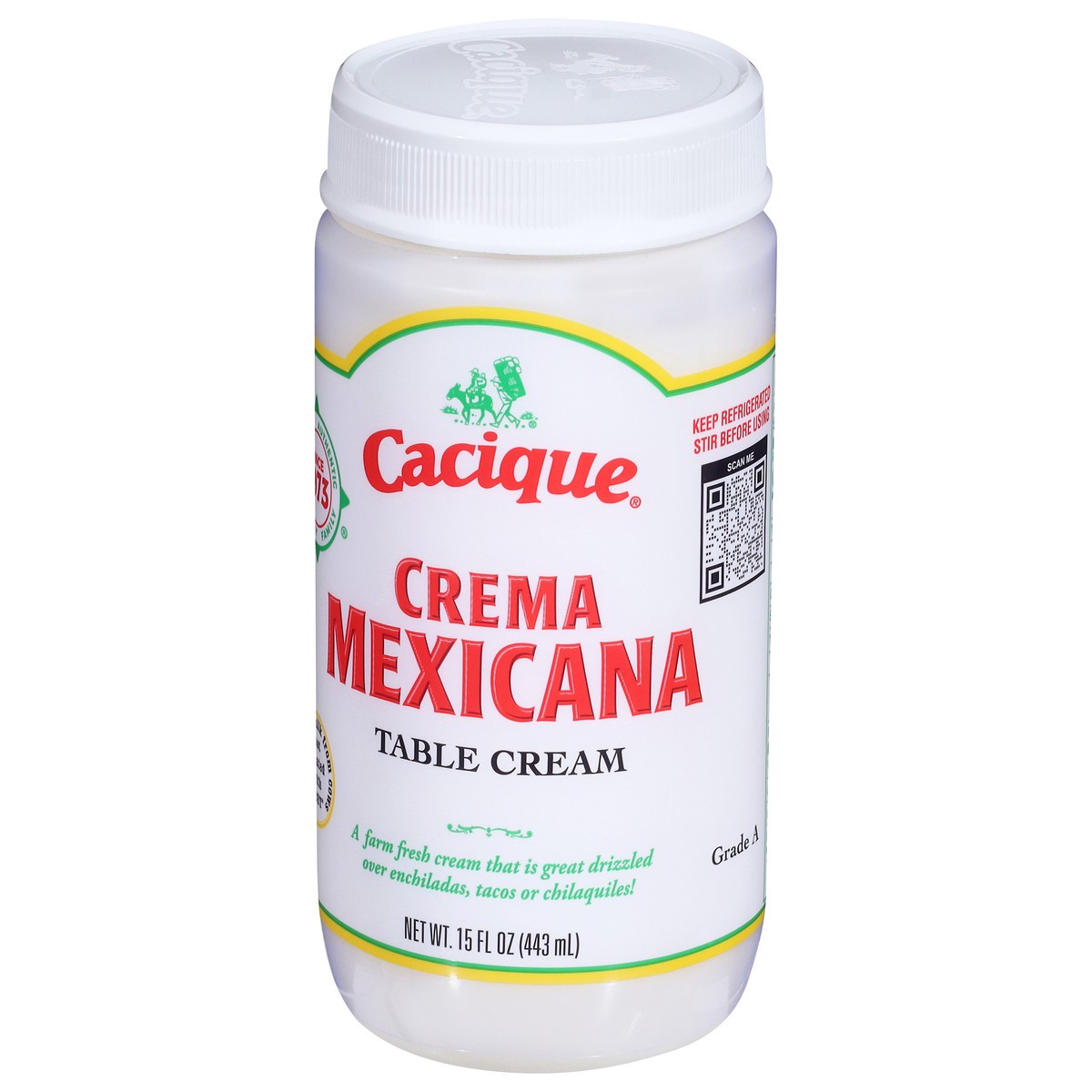 slide 10 of 13, Cacique Mexicana Crema Table Cream - 15 Fl. Oz., 15 fl oz