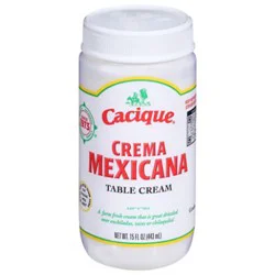 Cacique Mexicana Crema Table Cream - 15 Fl. Oz.