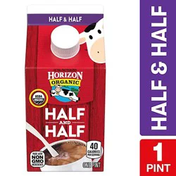 Horizon Organic Half & Half Carton - 1 Pint