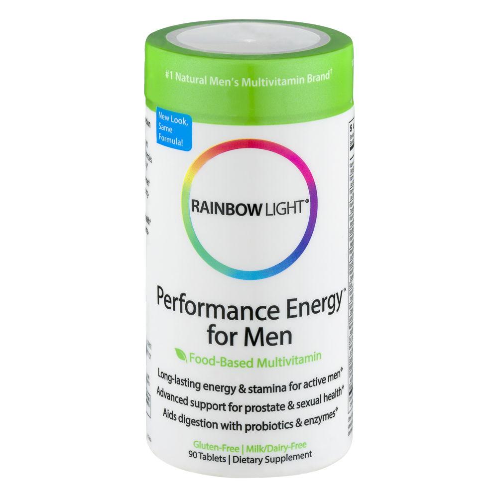 slide 1 of 1, Rainbow Light Performance Energy for Men Dietary Supplement Tablets, 90 ct