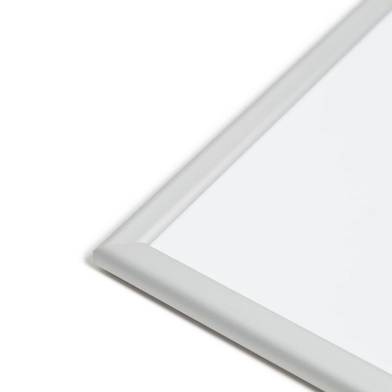 slide 5 of 5, U Brands 23"x35" Magnetic Dry Erase Board with Marker Silver Frame: Large Wall Mount Whiteboard, Steel & Aluminum, 1 ct
