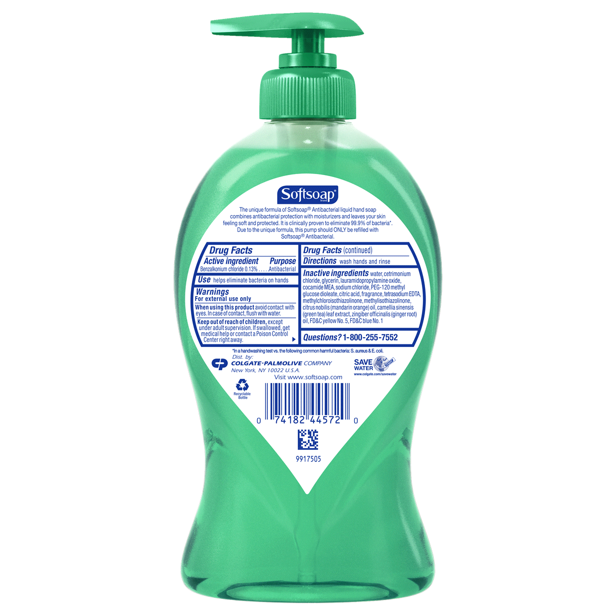 slide 2 of 4, Softsoap Antibacterial Liquid Hand Soap Pump - Fresh Citrus - 11.25 fl oz, 11.25 fl oz