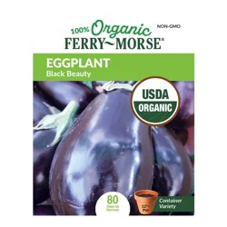 Ferry-Morse Organic Black Beauty Eggplant Seeds
