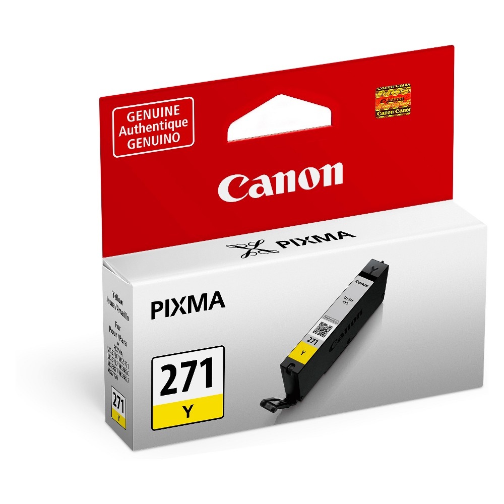 slide 2 of 3, Canon CLI-271 Yellow Ink Cartridge, 1 ct