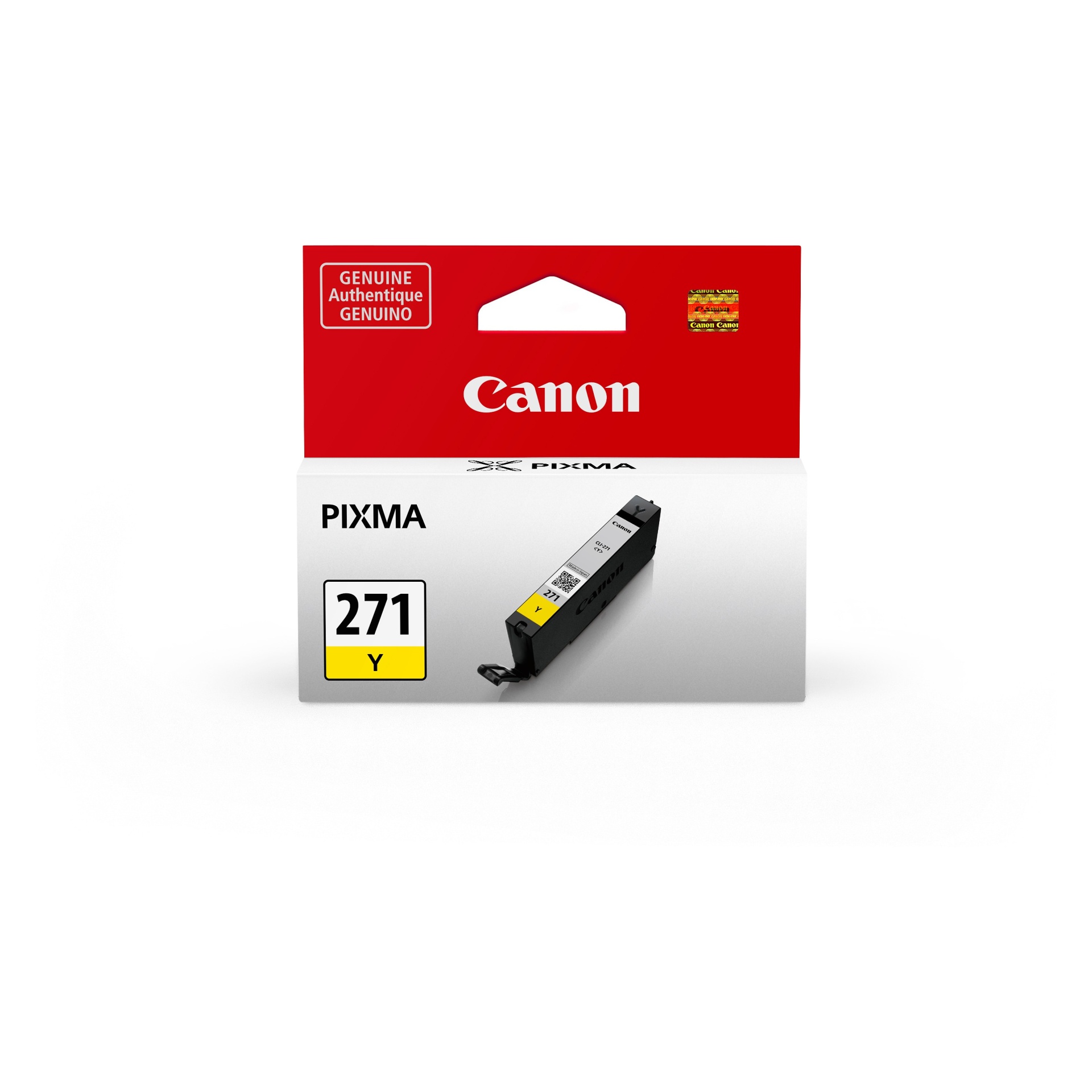 slide 1 of 3, Canon CLI-271 Yellow Ink Cartridge, 1 ct