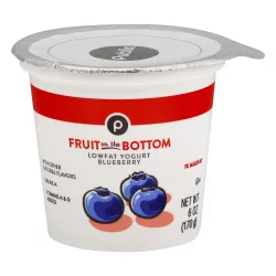 Publix Fruit on the Bottom Lowfat Blueberry Yogurt