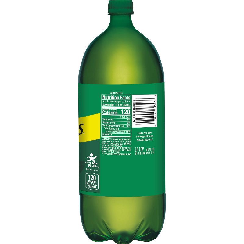 slide 4 of 5, Schweppes Ginger Ale Soda - 2 L Bottle, 2 liter