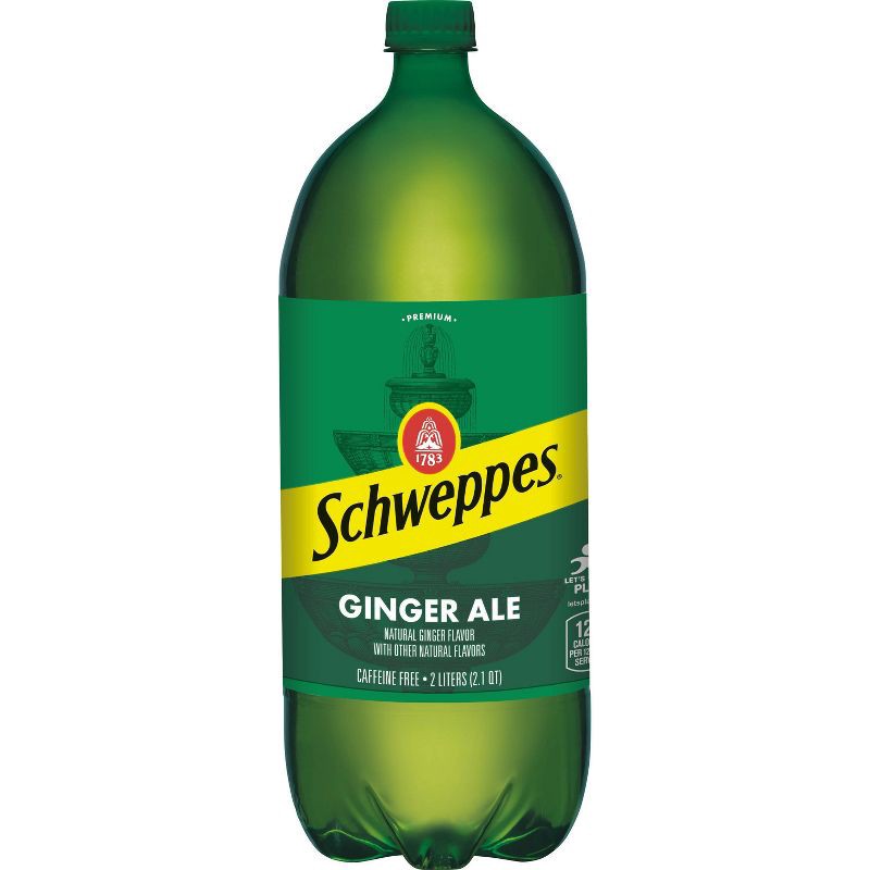 slide 5 of 5, Schweppes Ginger Ale Soda - 2 L Bottle, 2 liter