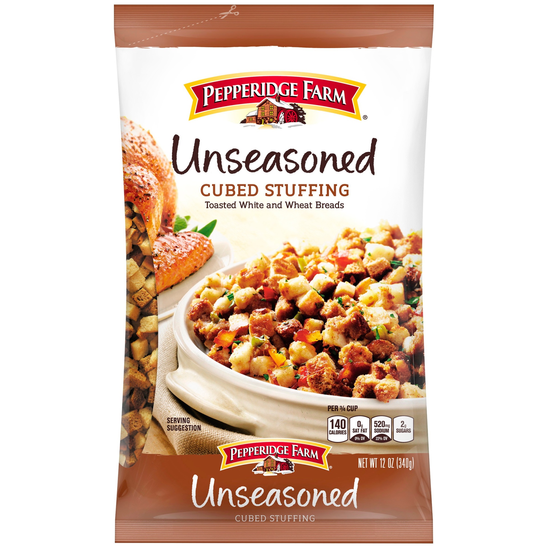 slide 1 of 6, Pepperidge Farm Unseasoned Cubed Stuffing, 12 oz