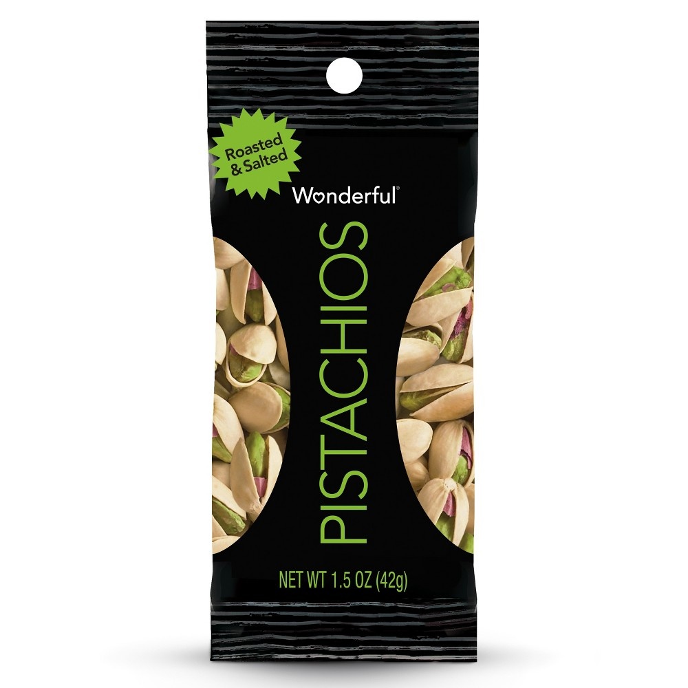 slide 3 of 4, Wonderful Roasted & Salted Pistachios, 13.5 oz