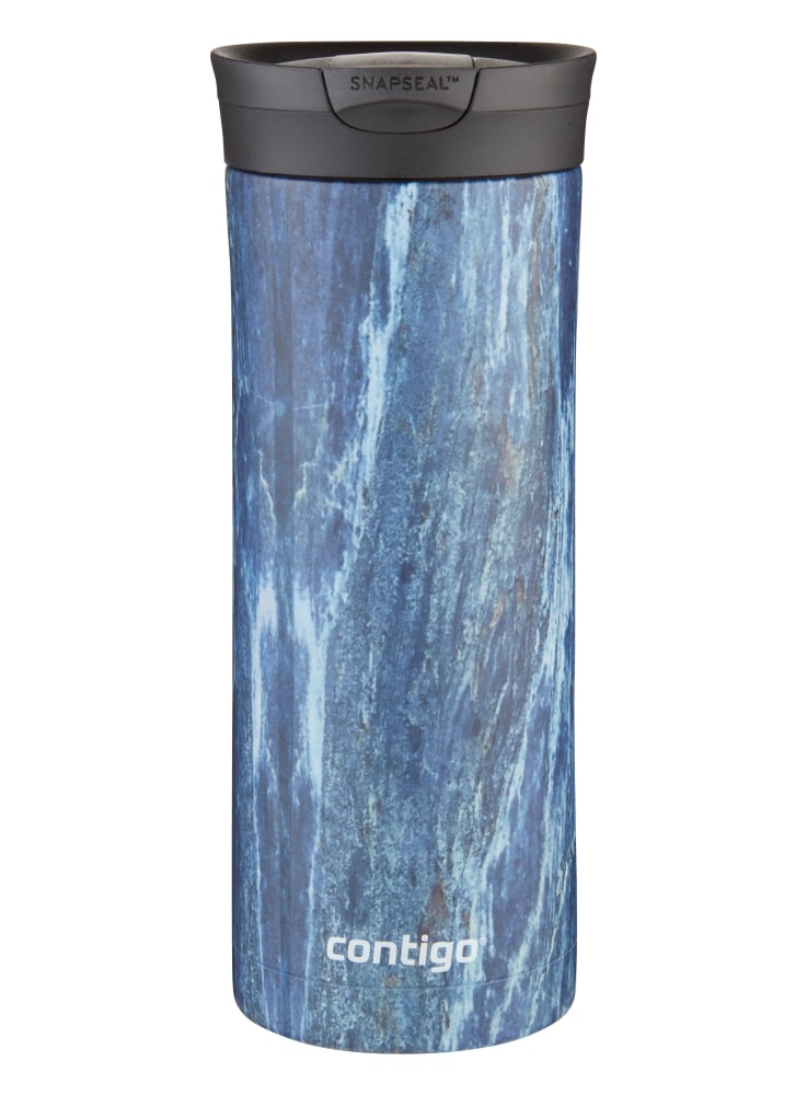 slide 1 of 1, Contigo Couture Huron Snapseal Water Bottle Blue Slate, 20 oz