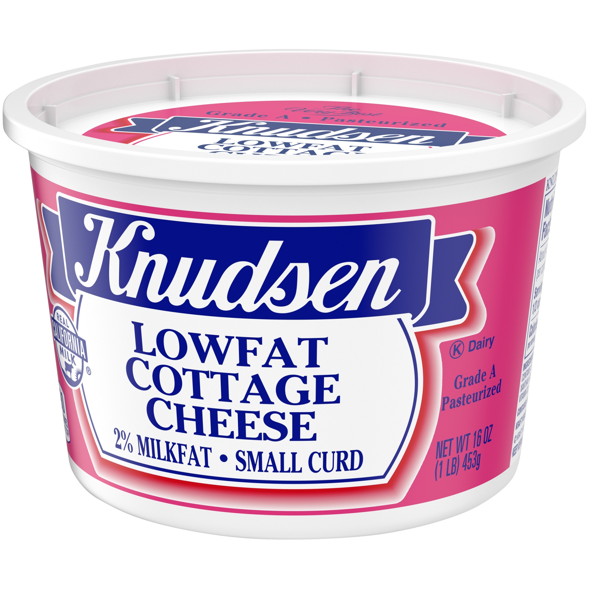 slide 6 of 9, Knudsen Lowfat Small Curd Cottage Cheese with 2% Milkfat, 16 oz Tub, 