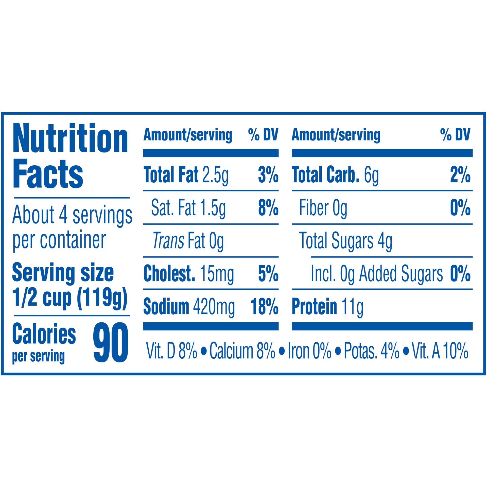 slide 8 of 9, Knudsen Lowfat Small Curd Cottage Cheese with 2% Milkfat, 16 oz Tub, 